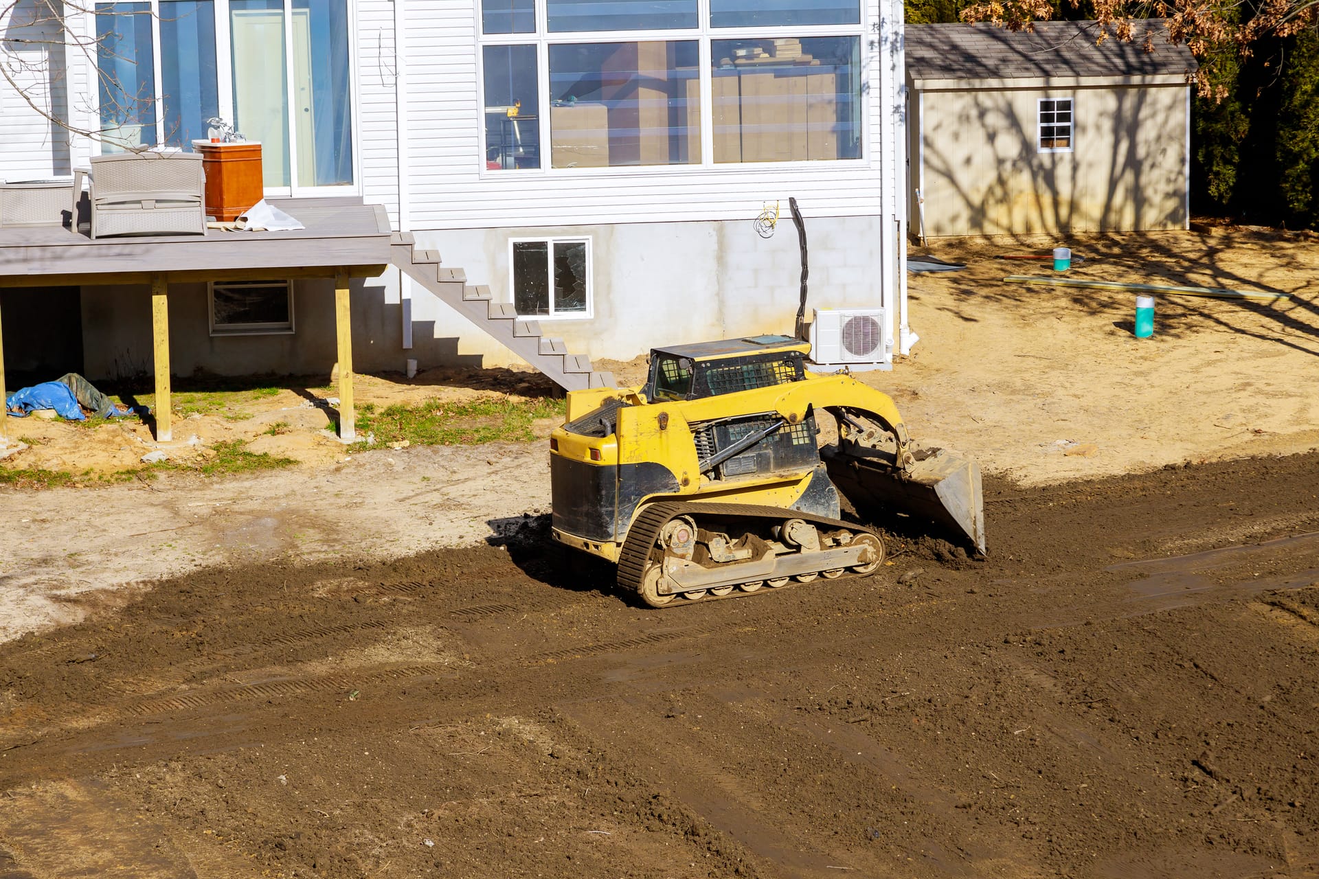 Interlock Fixing & Yard Levelling